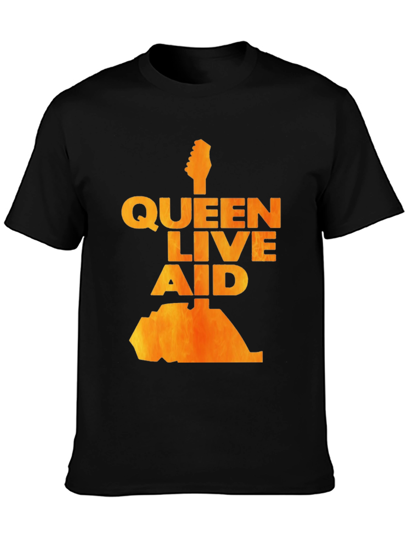 Queen Live Aid Graphic Tee - Rock Band Concert T-Shirt