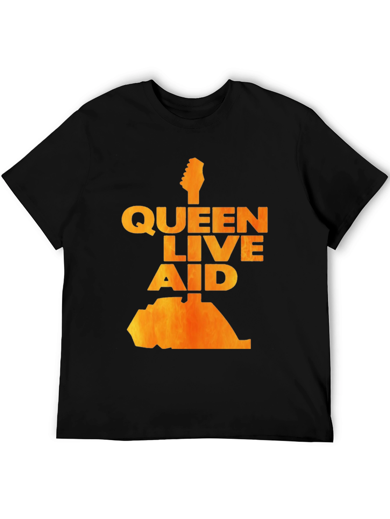 Queen Live Aid Graphic Tee - Rock Band Concert T-Shirt