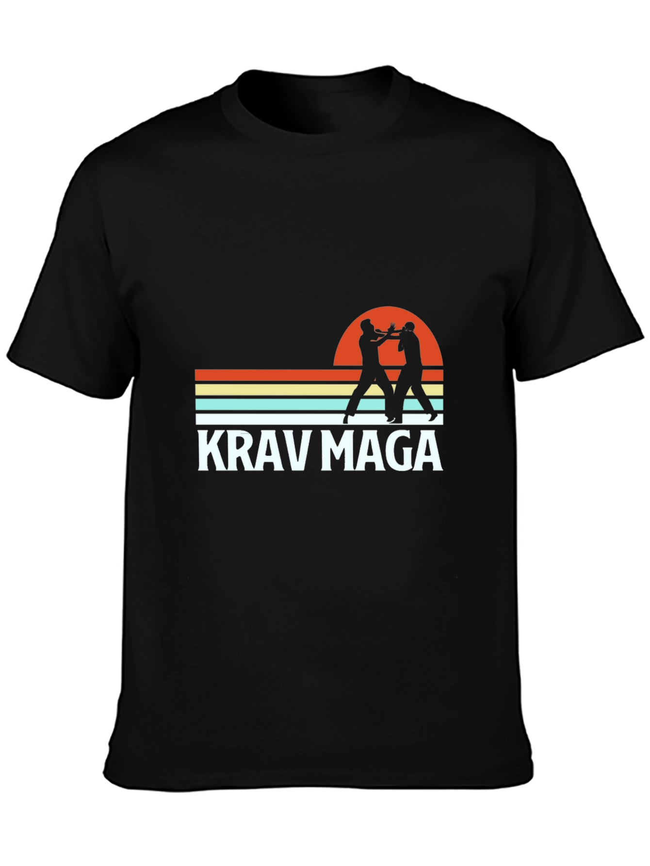 Krav Maga Retro Graphic T-Shirt