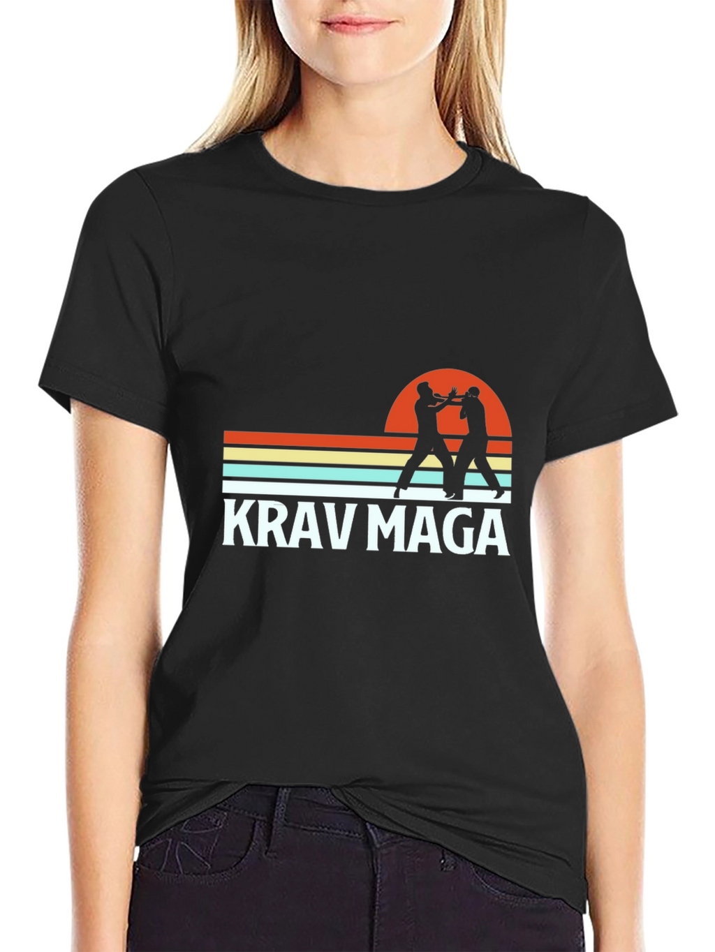 Krav Maga Retro Graphic T-Shirt