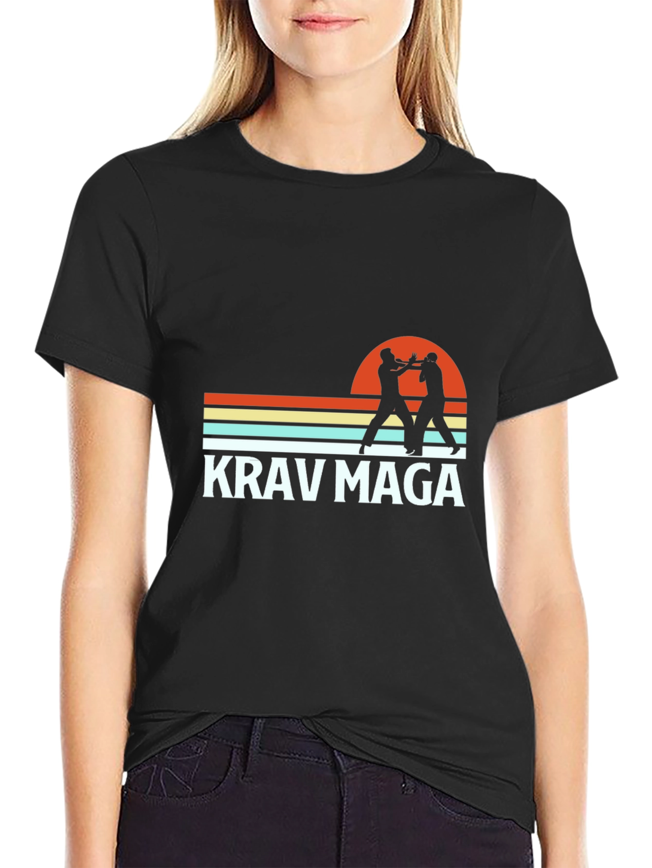 Krav Maga Retro Graphic T-Shirt