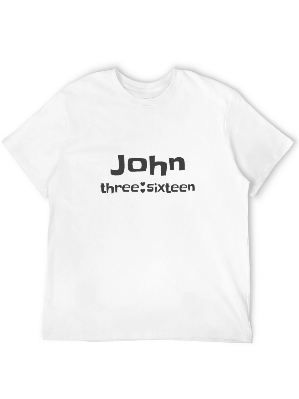 John Three Sixteen Black Graphic Tee