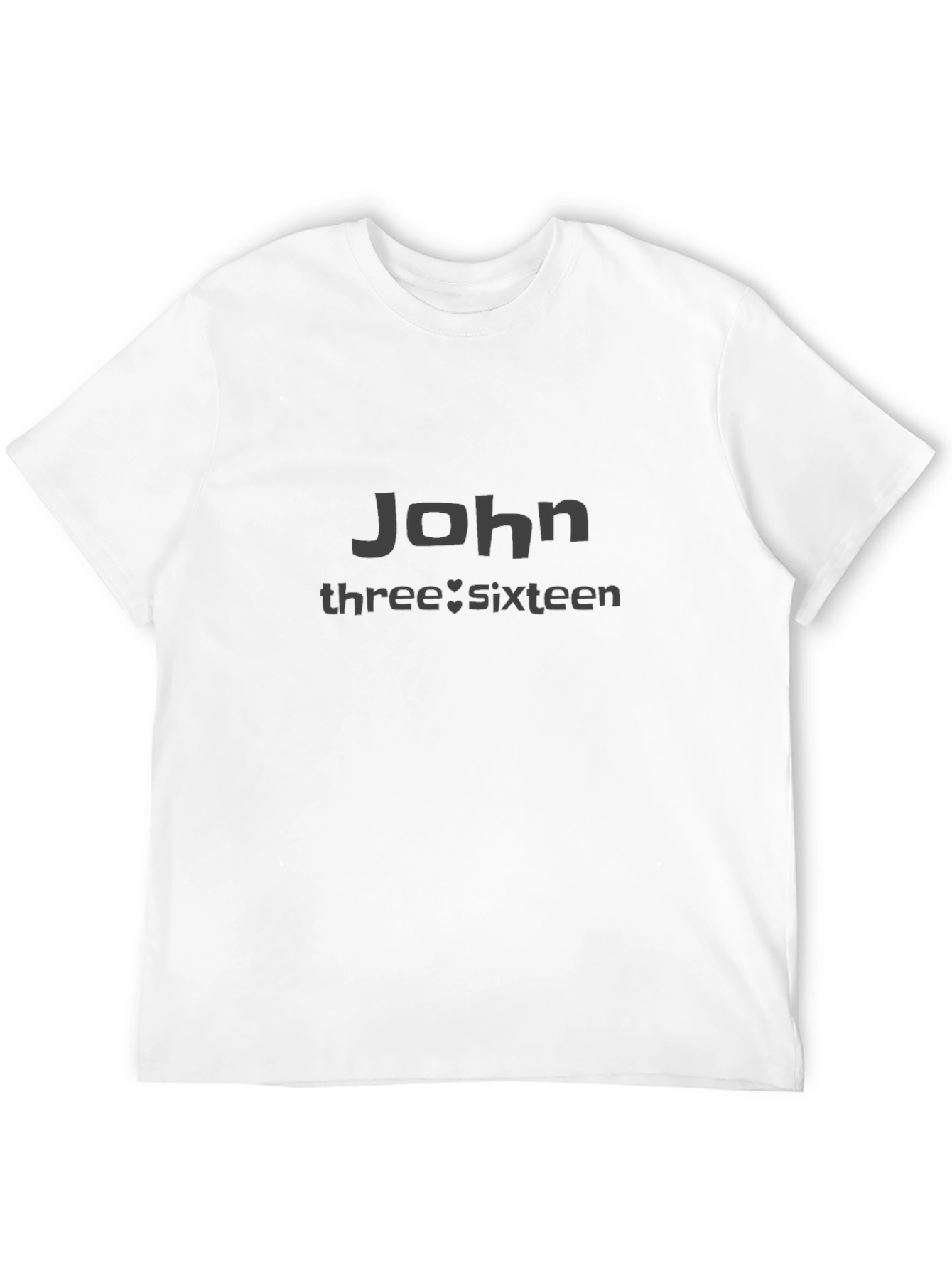 John Three Sixteen Black Graphic Tee