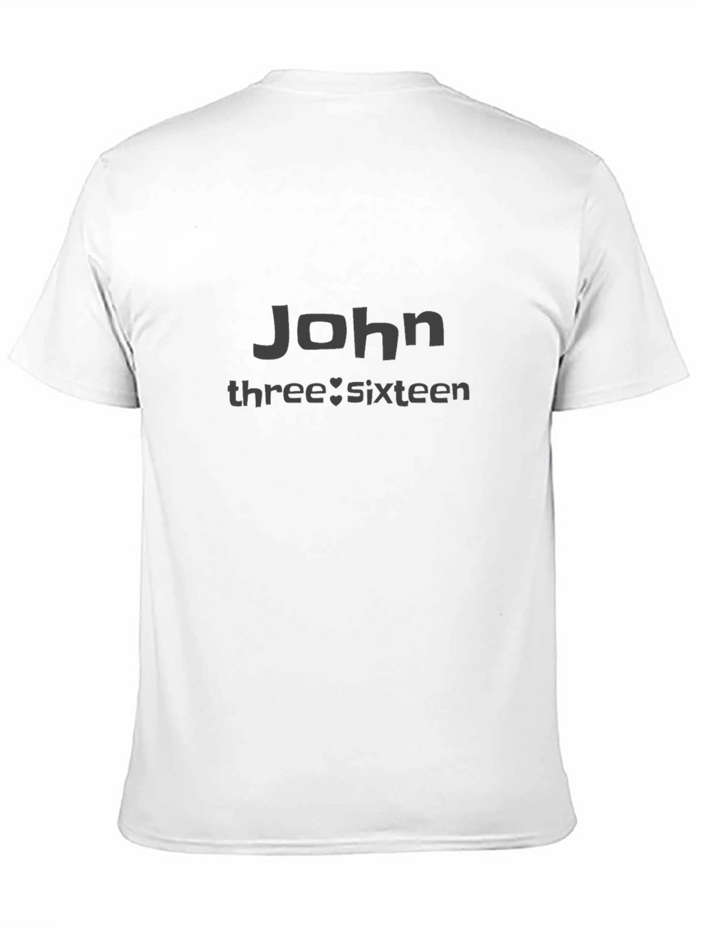 John Three Sixteen Black Graphic Tee