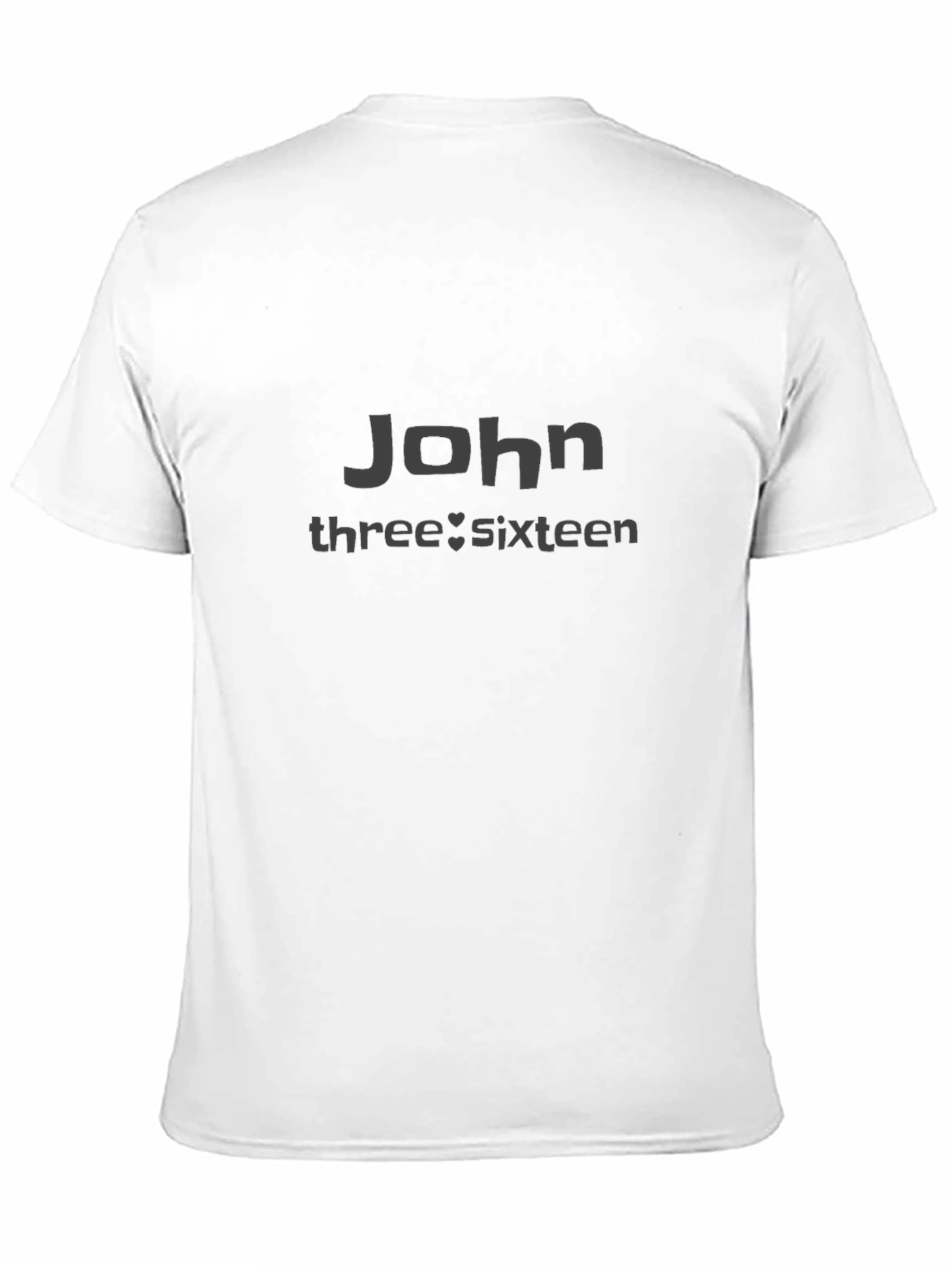 John Three Sixteen Black Graphic Tee