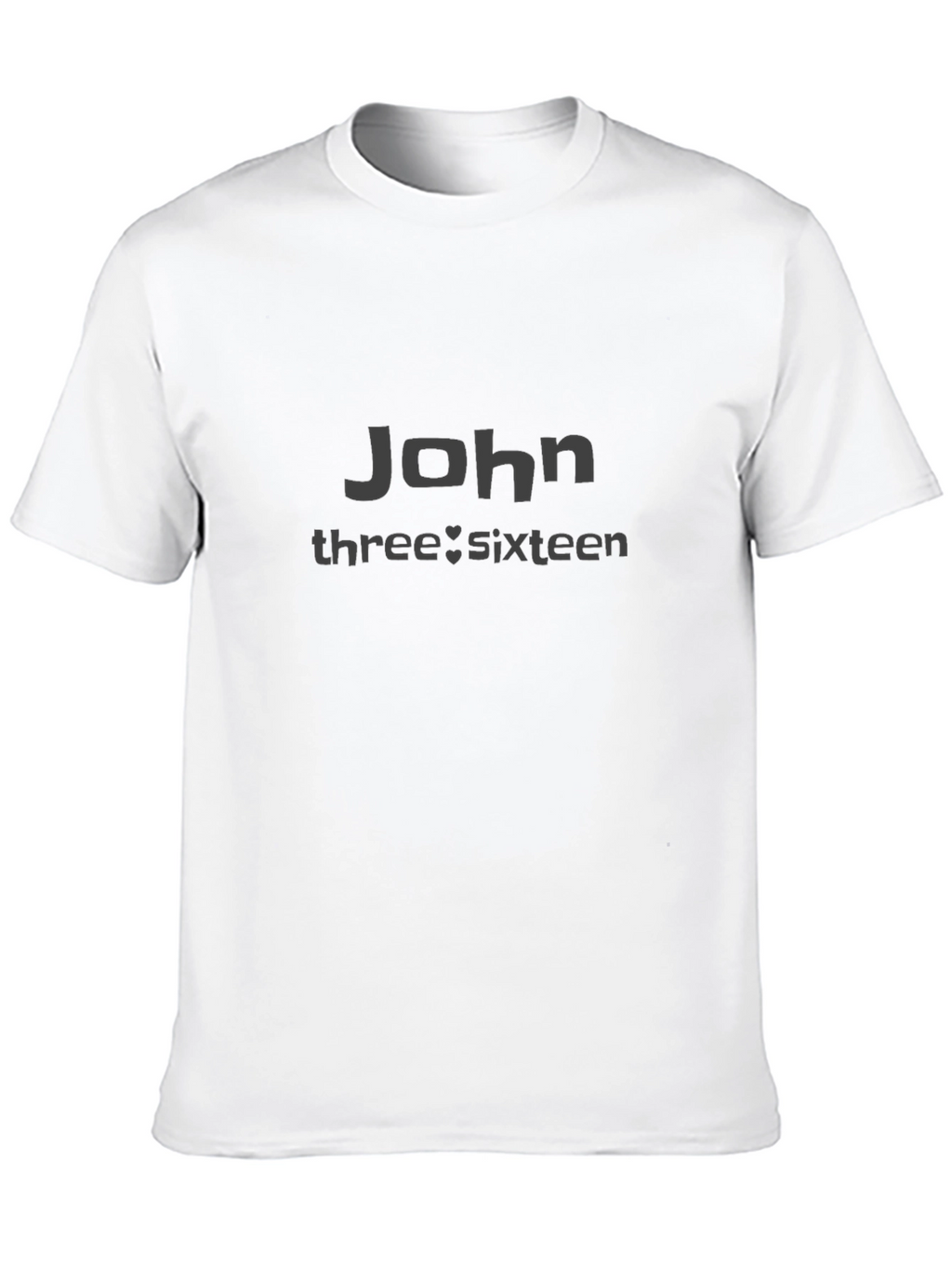 John Three Sixteen Black Graphic Tee