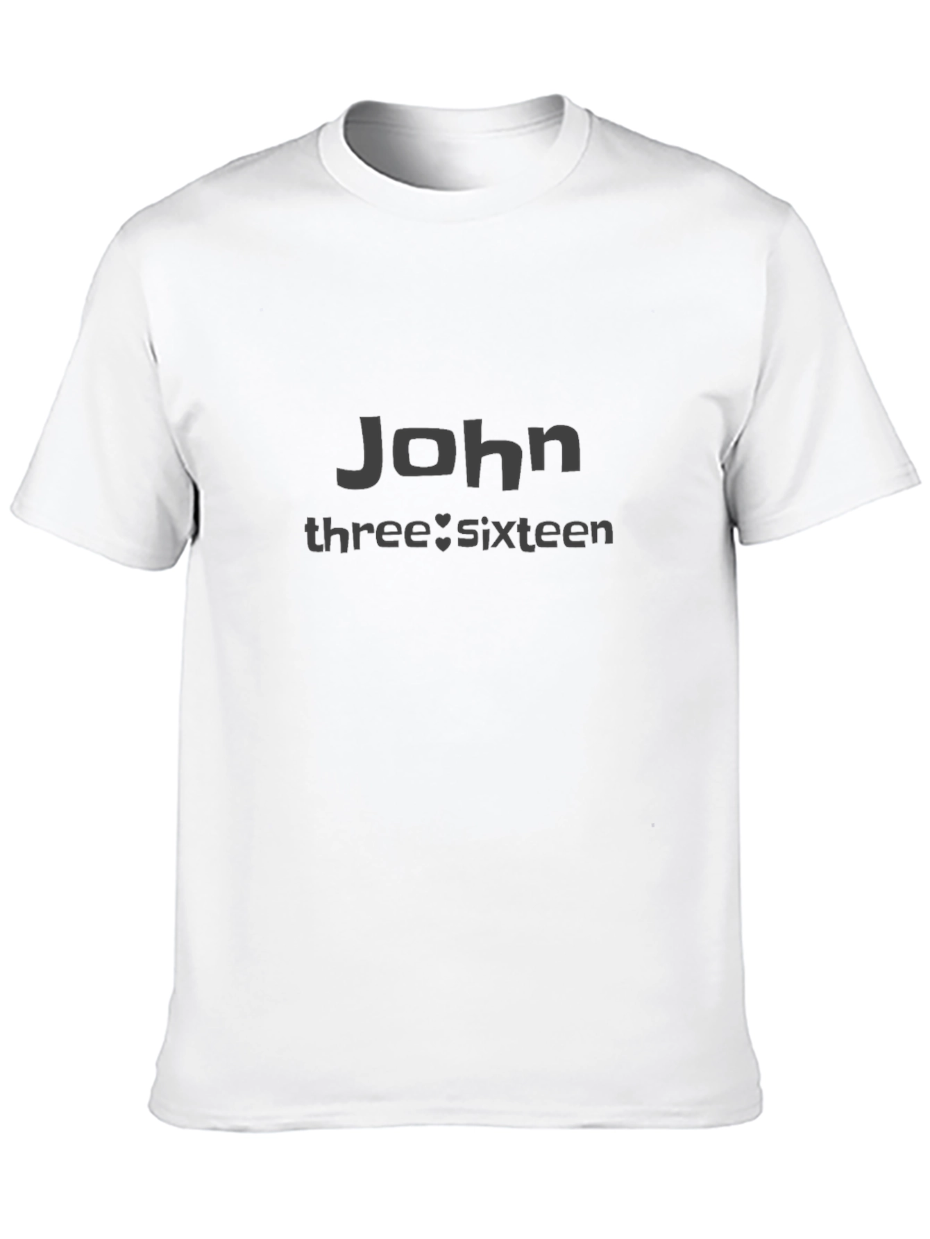 John Three Sixteen Black Graphic Tee