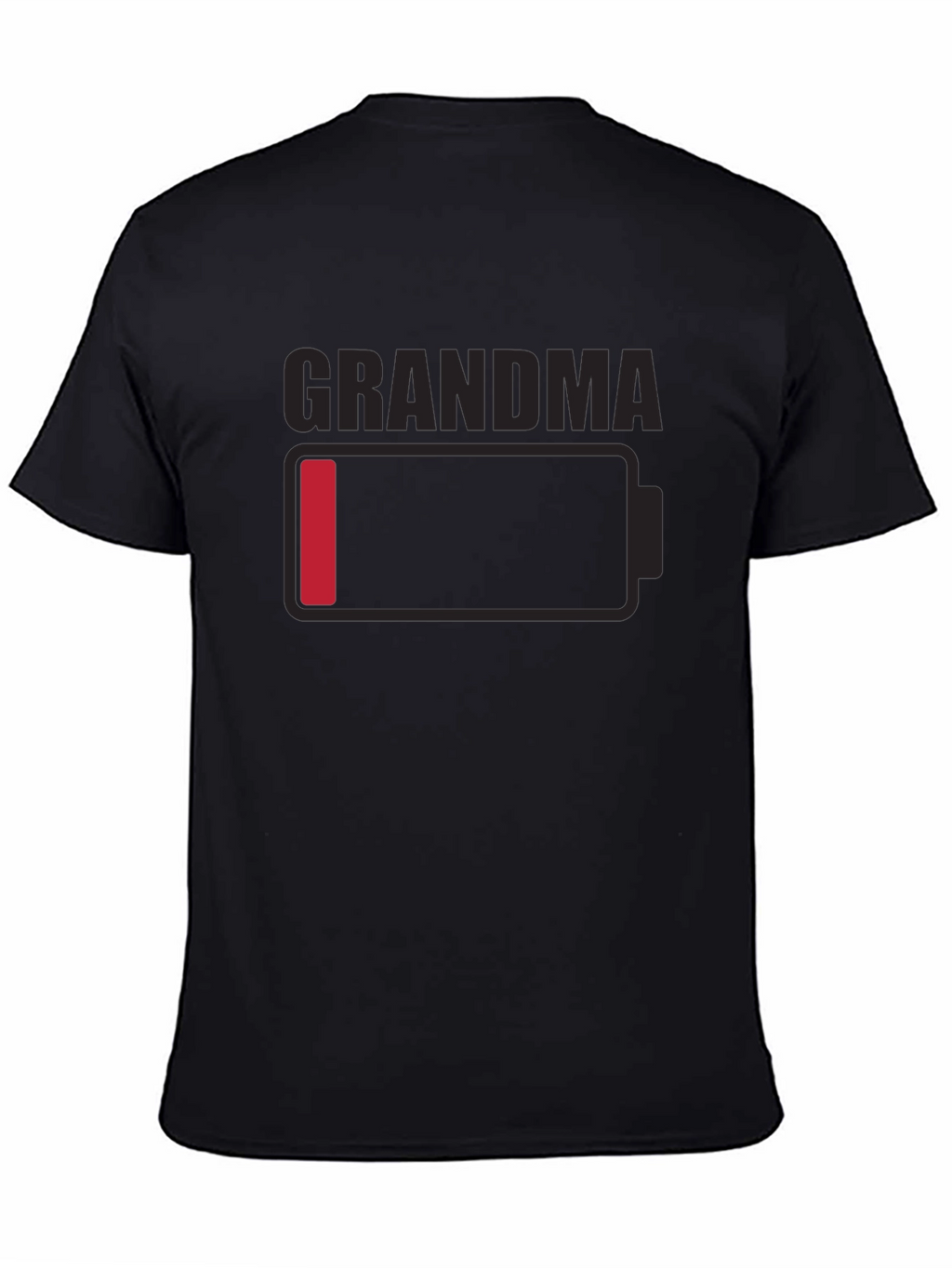 Grandma Low Battery T-Shirt - Novelty Funny Tee