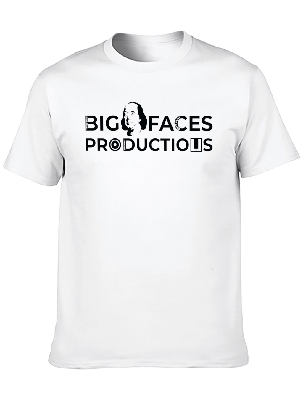 Big Faces Productions T-Shirt - Black