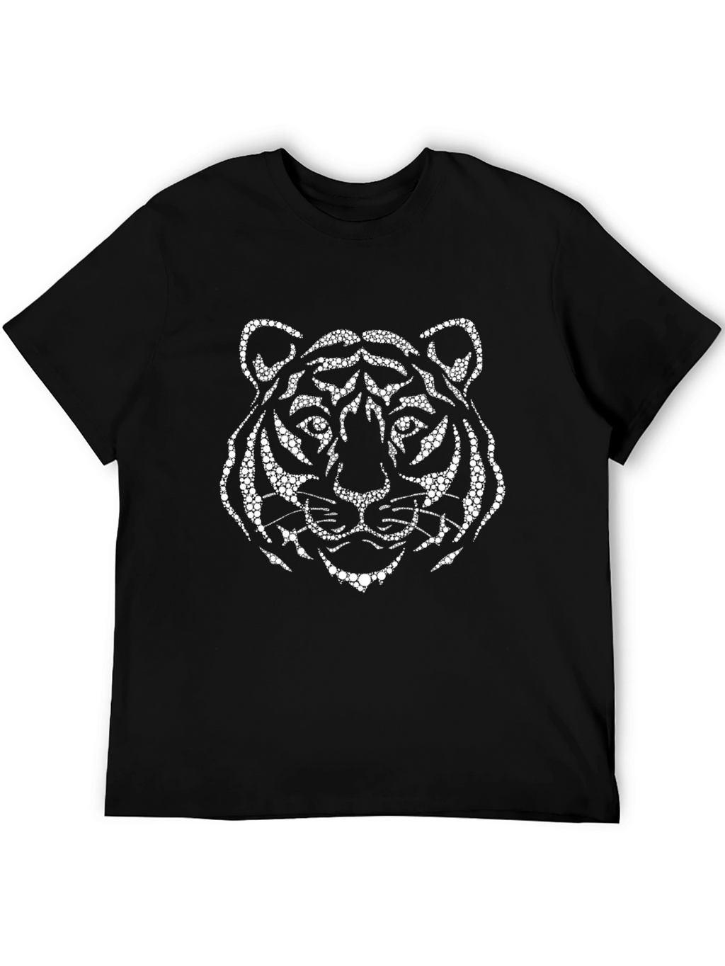 Cool Tiger Graphic Black T-Shirt