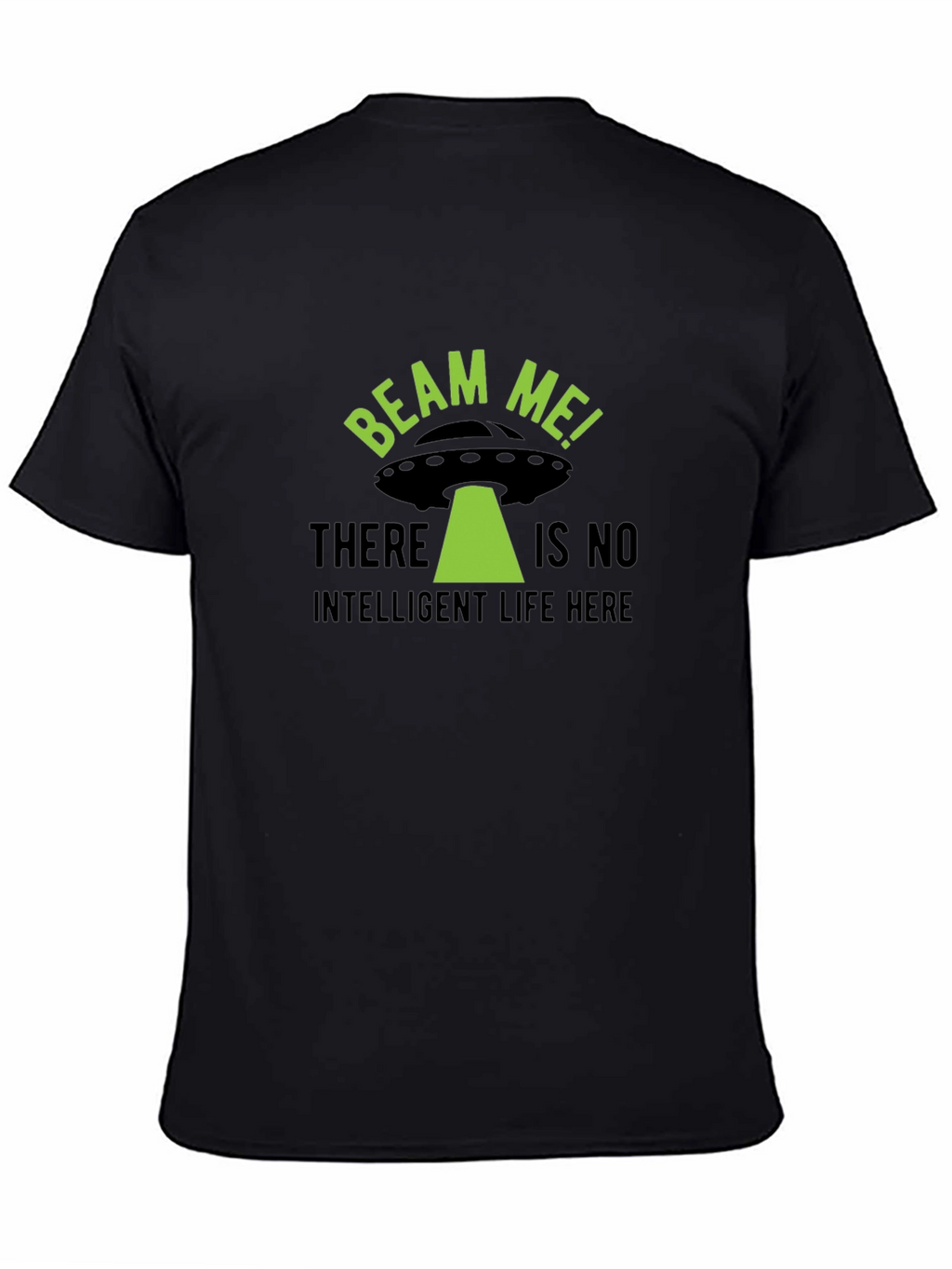 Beam Me Up! Alien UFO Graphic T-Shirt