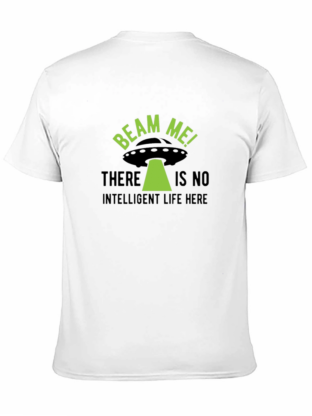 Beam Me Up! Alien UFO Graphic T-Shirt
