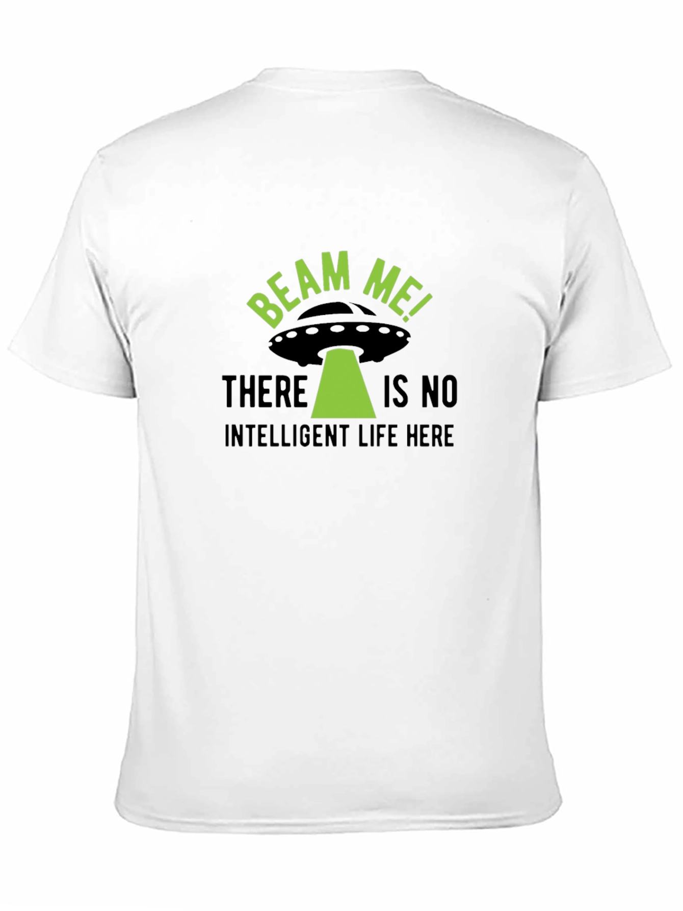 Beam Me Up! Alien UFO Graphic T-Shirt