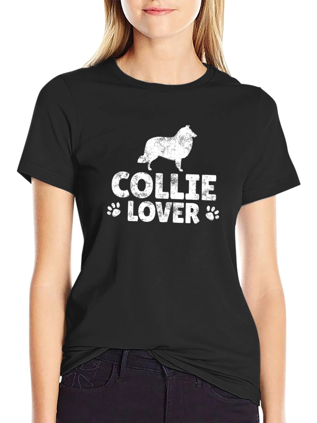 Collie Lover Black T-Shirt