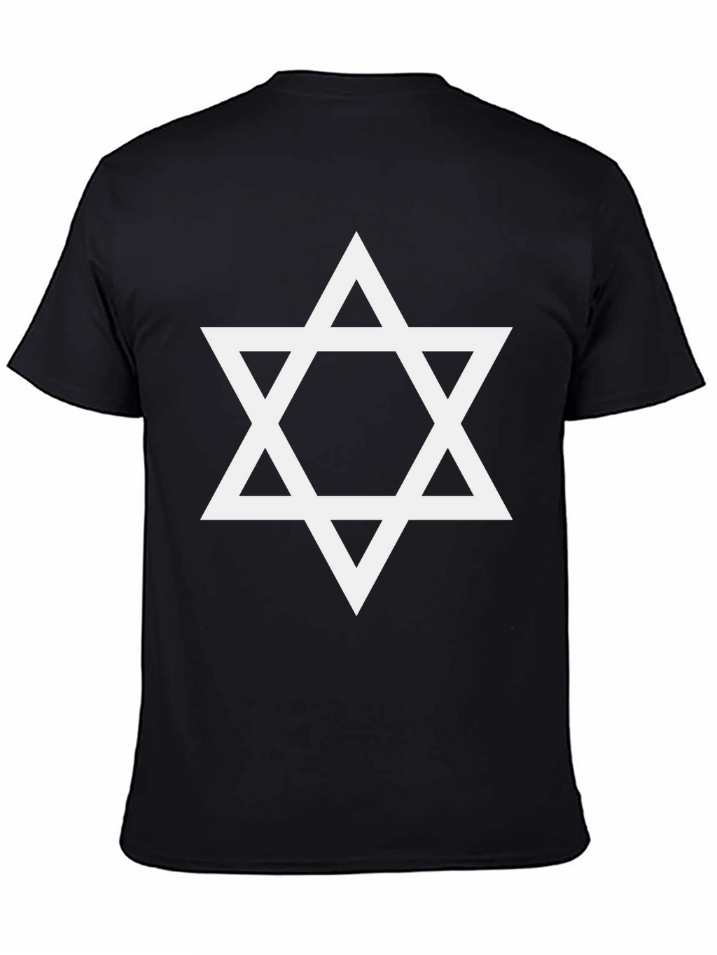 Star of David T-Shirt - Classic Black Tee
