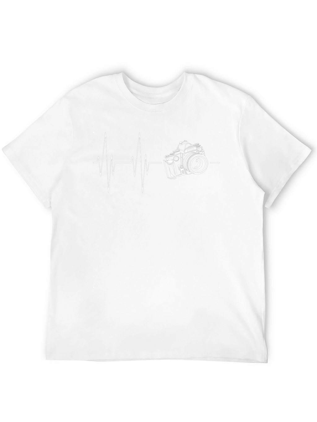 Camera Heartbeat T-Shirt - Photographers Tee