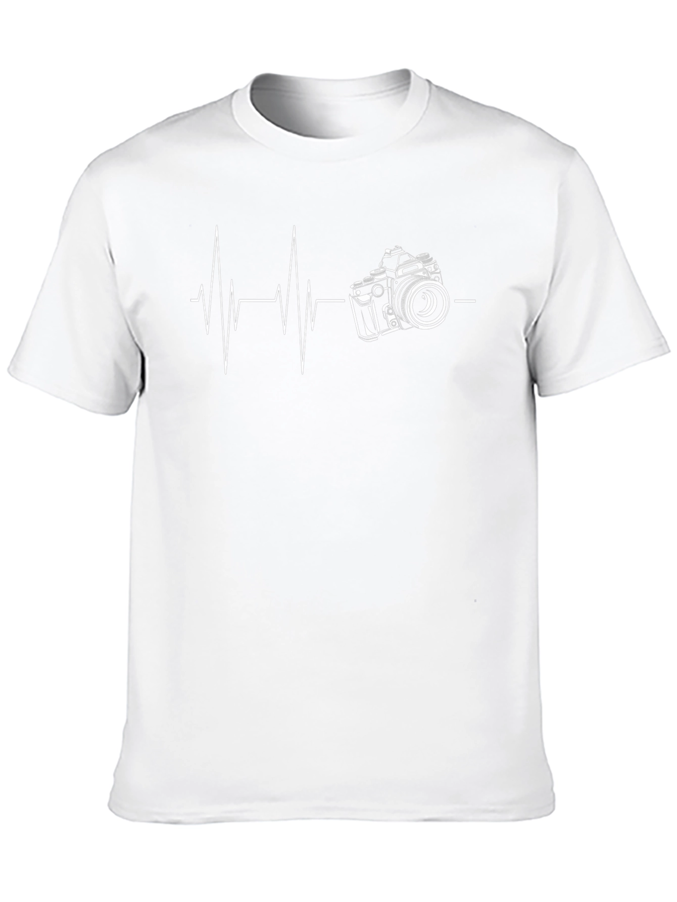 Camera Heartbeat T-Shirt - Photographers Tee