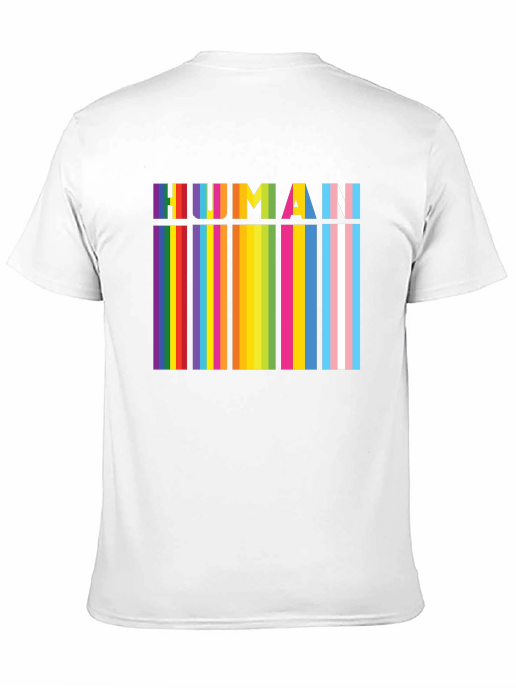 HUMAN Pride Rainbow Stripes T-Shirt