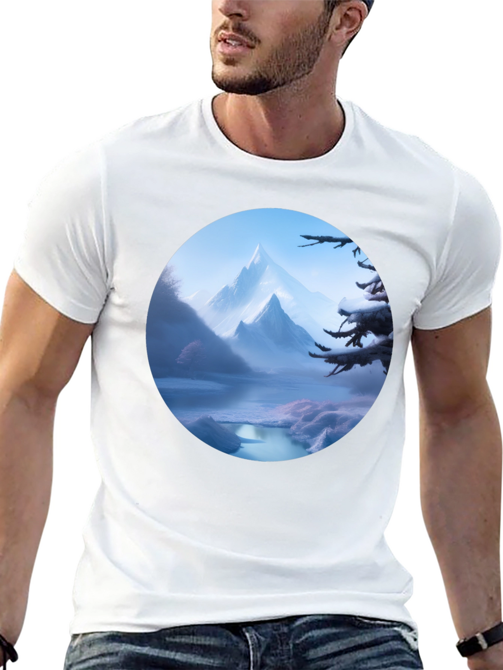 Scenic Mountain Vista Graphic Tee
