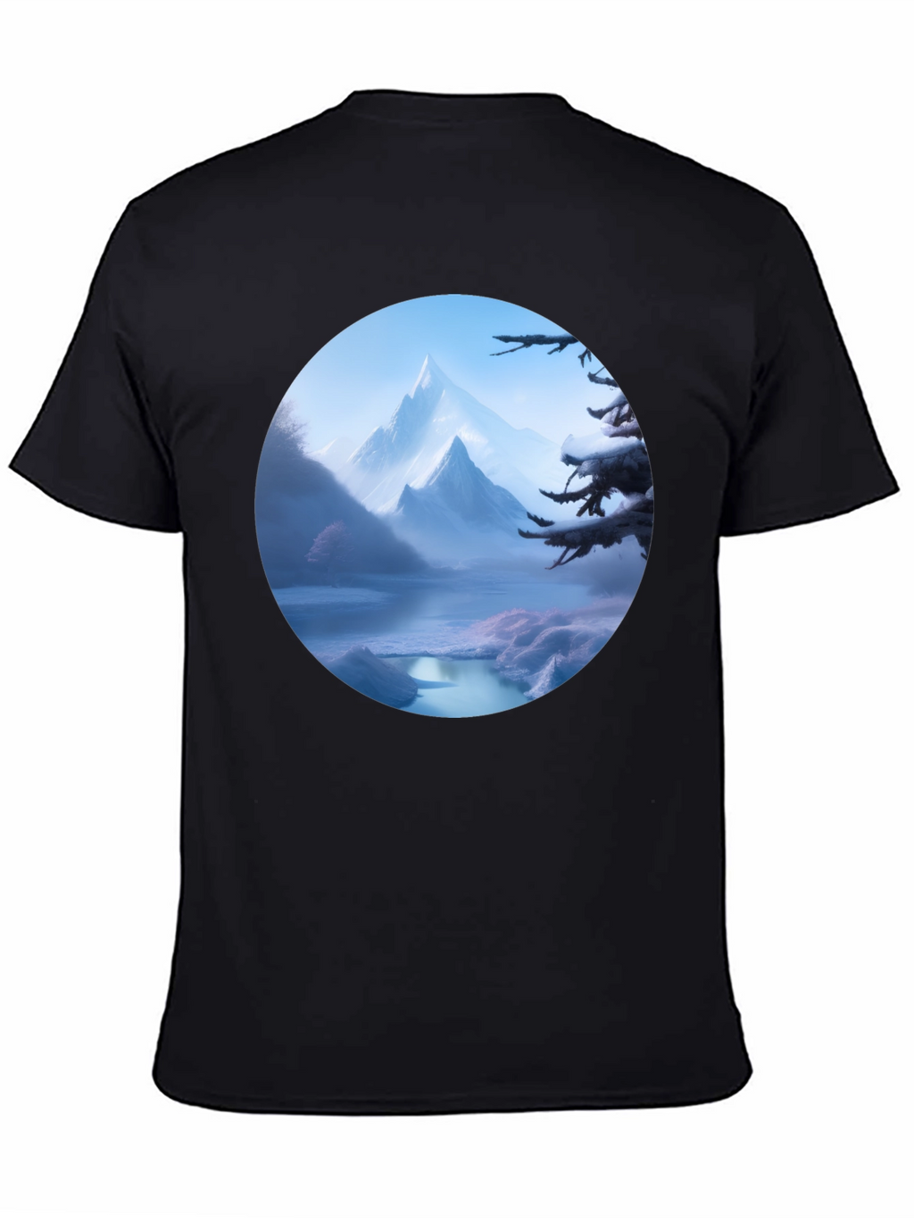 Scenic Mountain Vista Graphic Tee