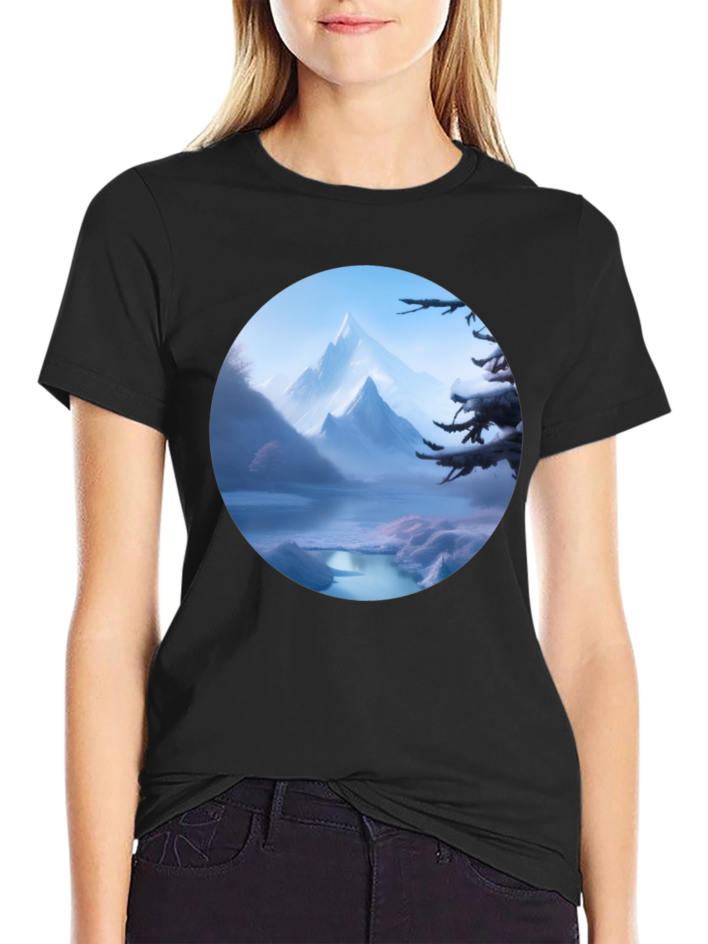 Scenic Mountain Vista Graphic Tee