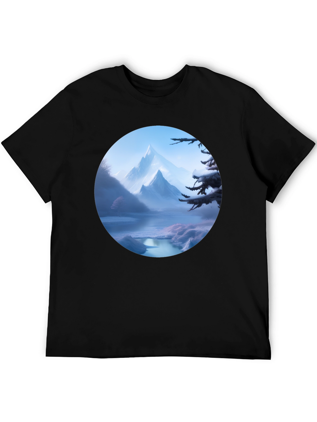 Scenic Mountain Vista Graphic Tee