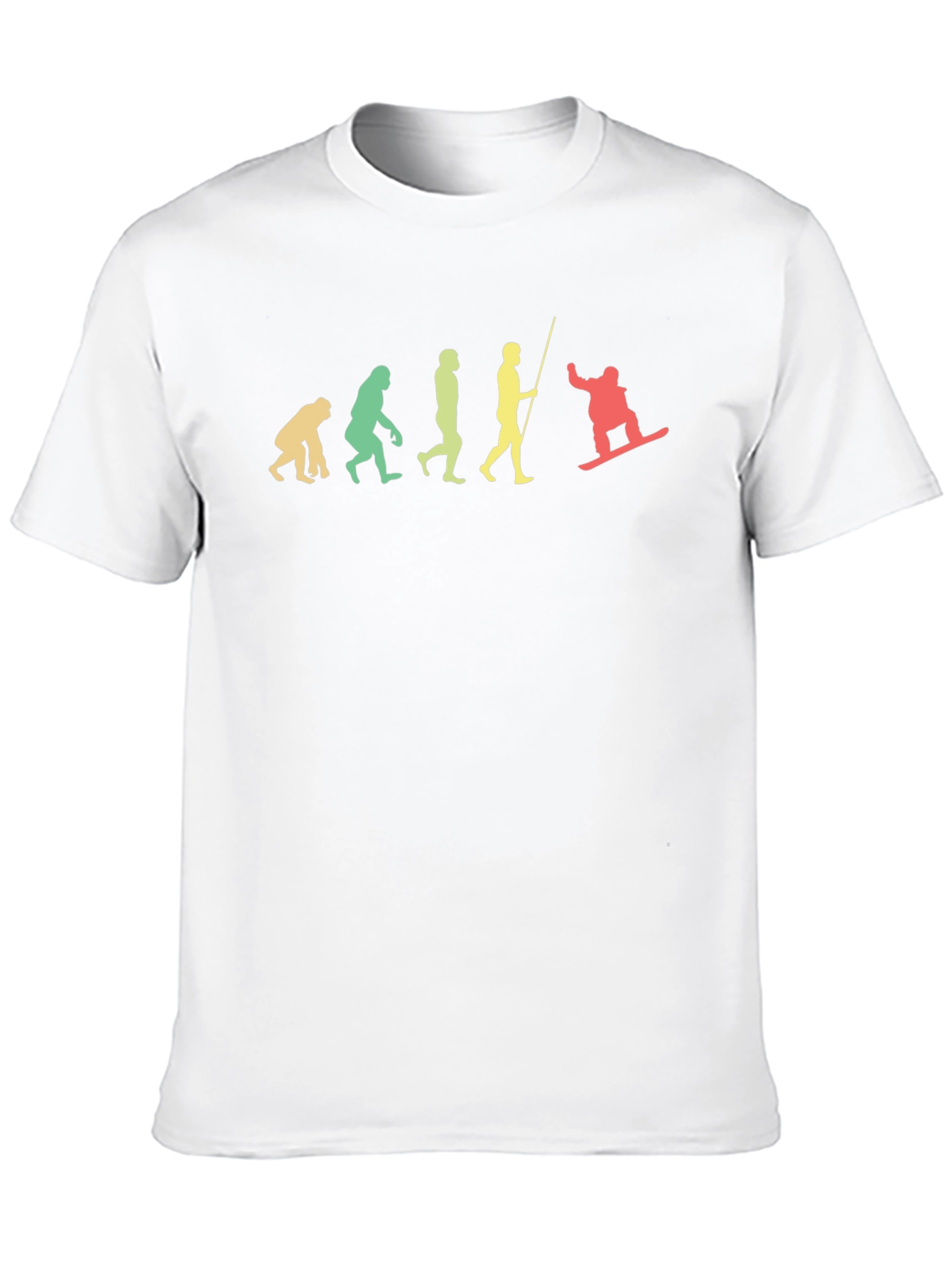 Evolution of Snowboarding T-Shirt - Black
