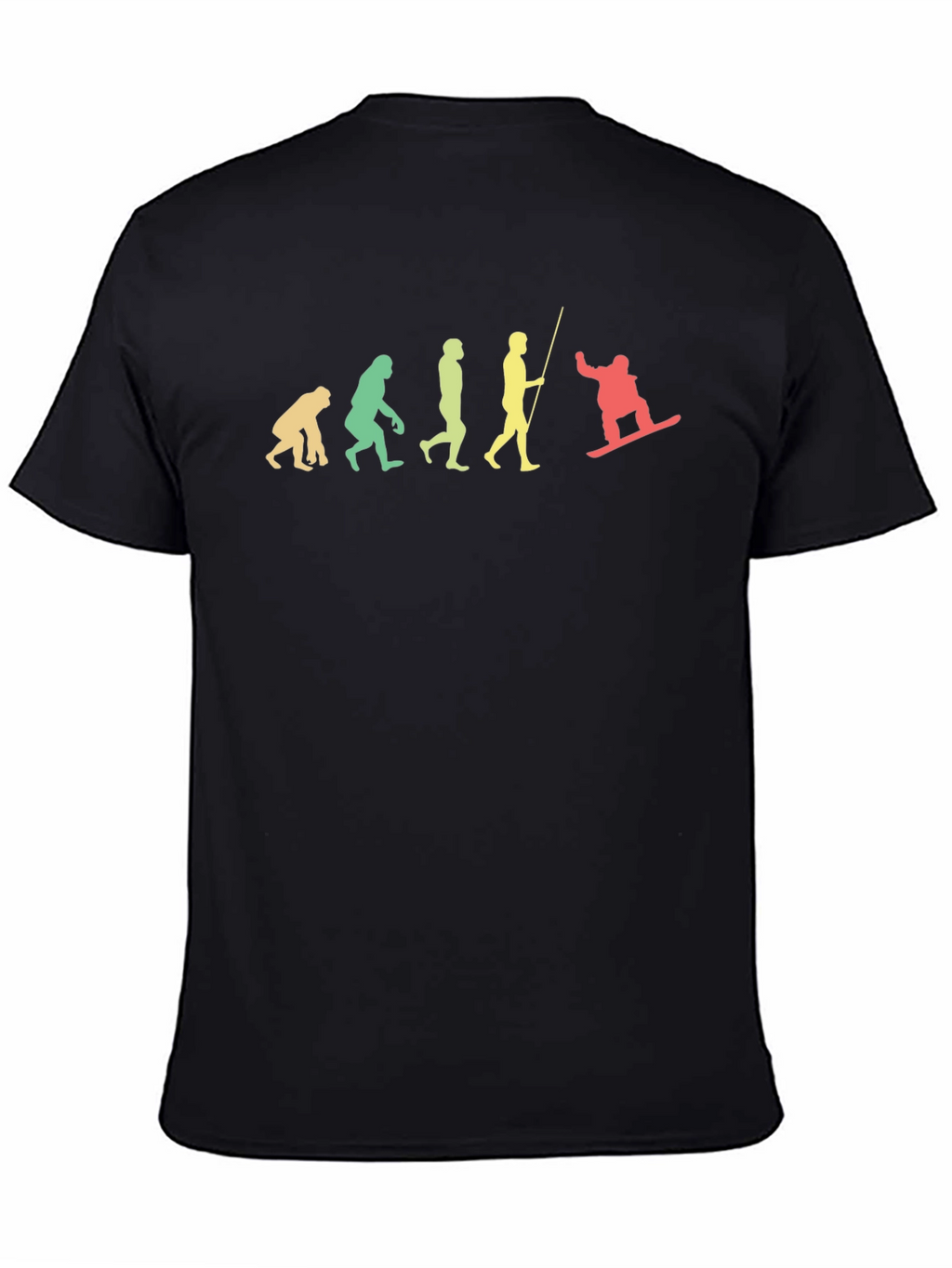 Evolution of Snowboarding T-Shirt - Black