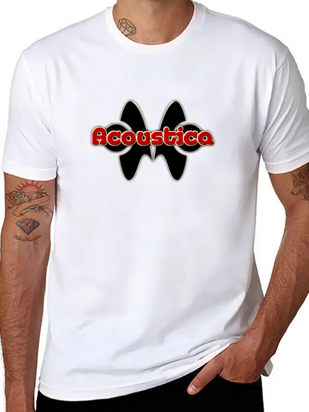 Acoustica Graphic T-Shirt - Black