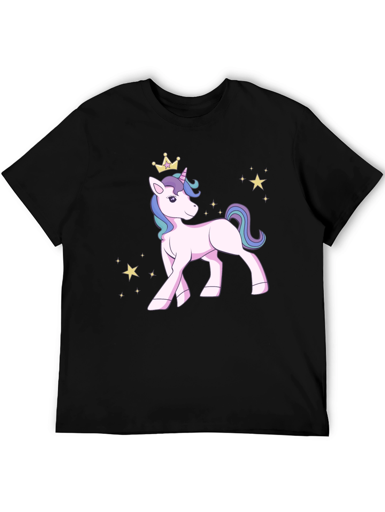 Unicorn Princess T-Shirt - Cute Cartoon Graphic Tee