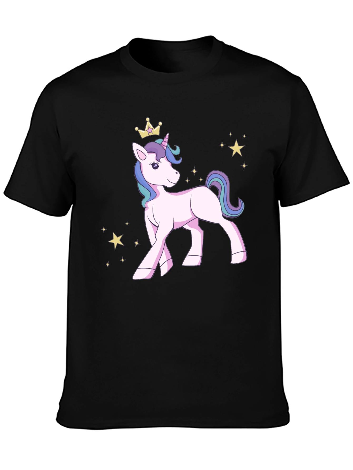 Unicorn Princess T-Shirt - Cute Cartoon Graphic Tee