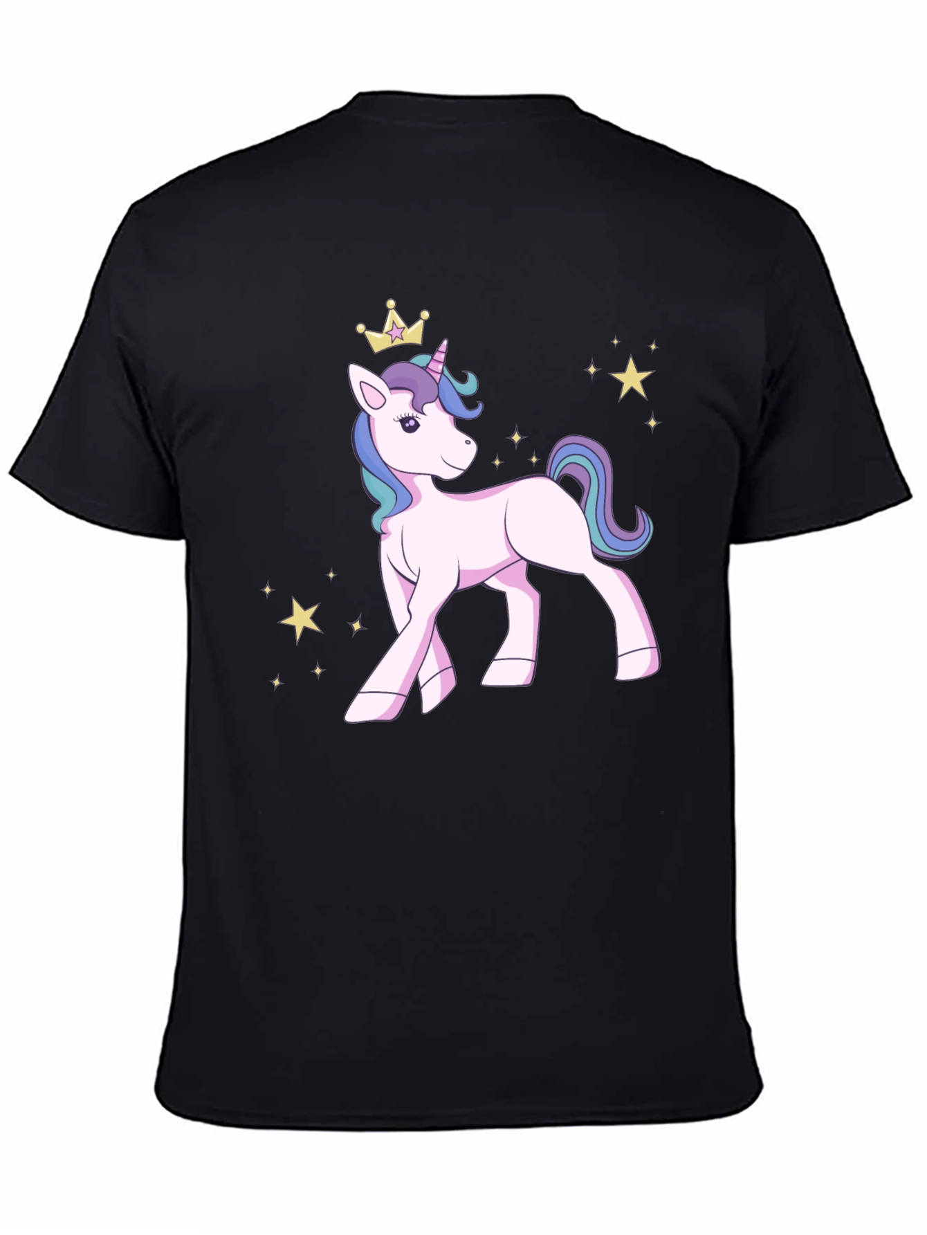 Unicorn Princess T-Shirt - Cute Cartoon Graphic Tee