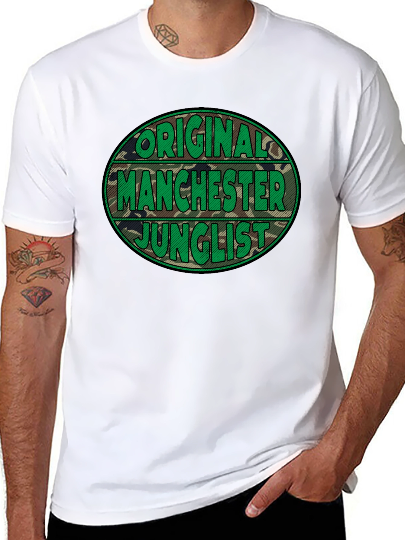 Original Manchester Junglist Camo T-Shirt