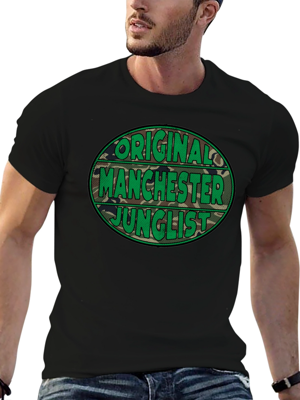 Original Manchester Junglist Camo T-Shirt