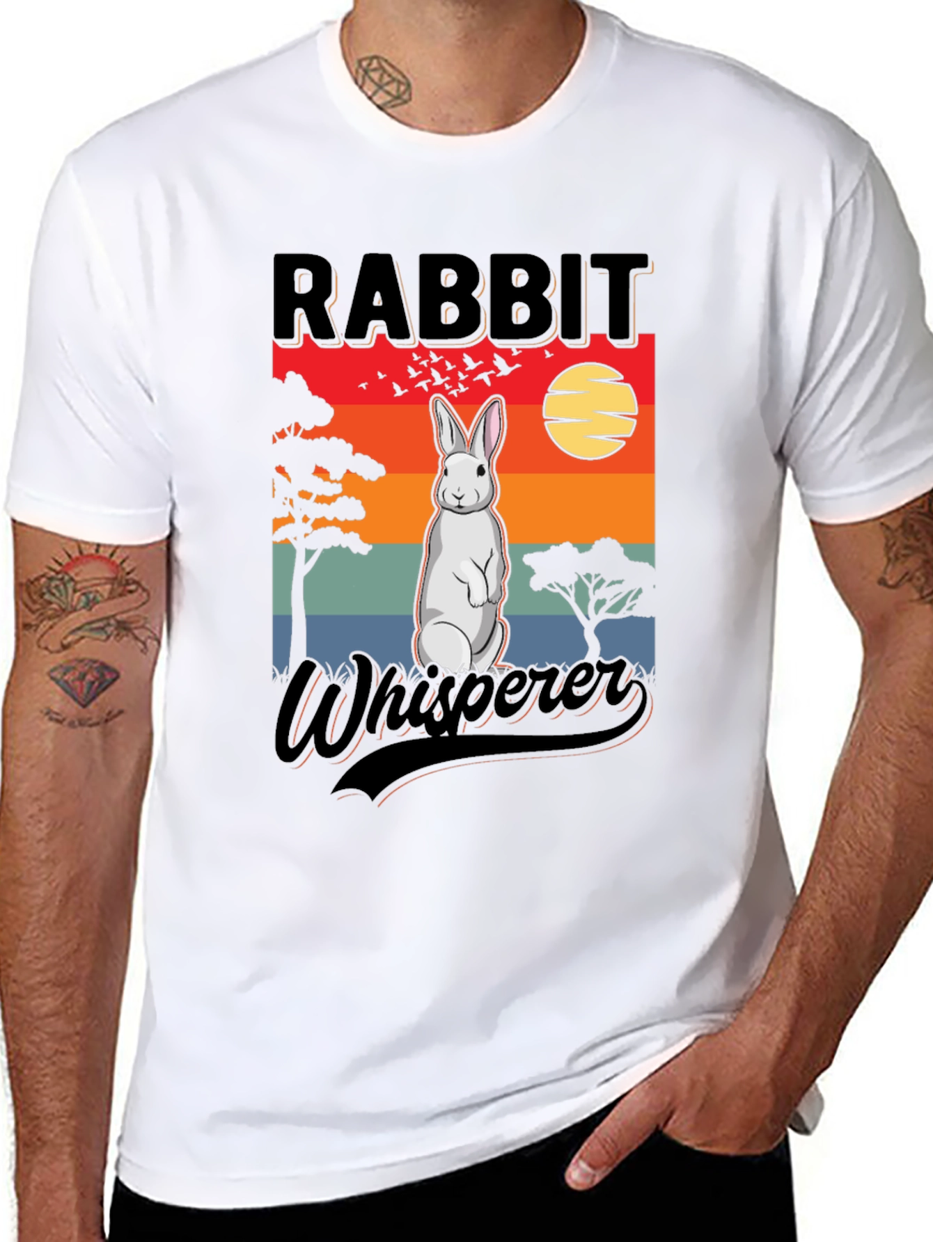Rabbit Whisperer Graphic Tee