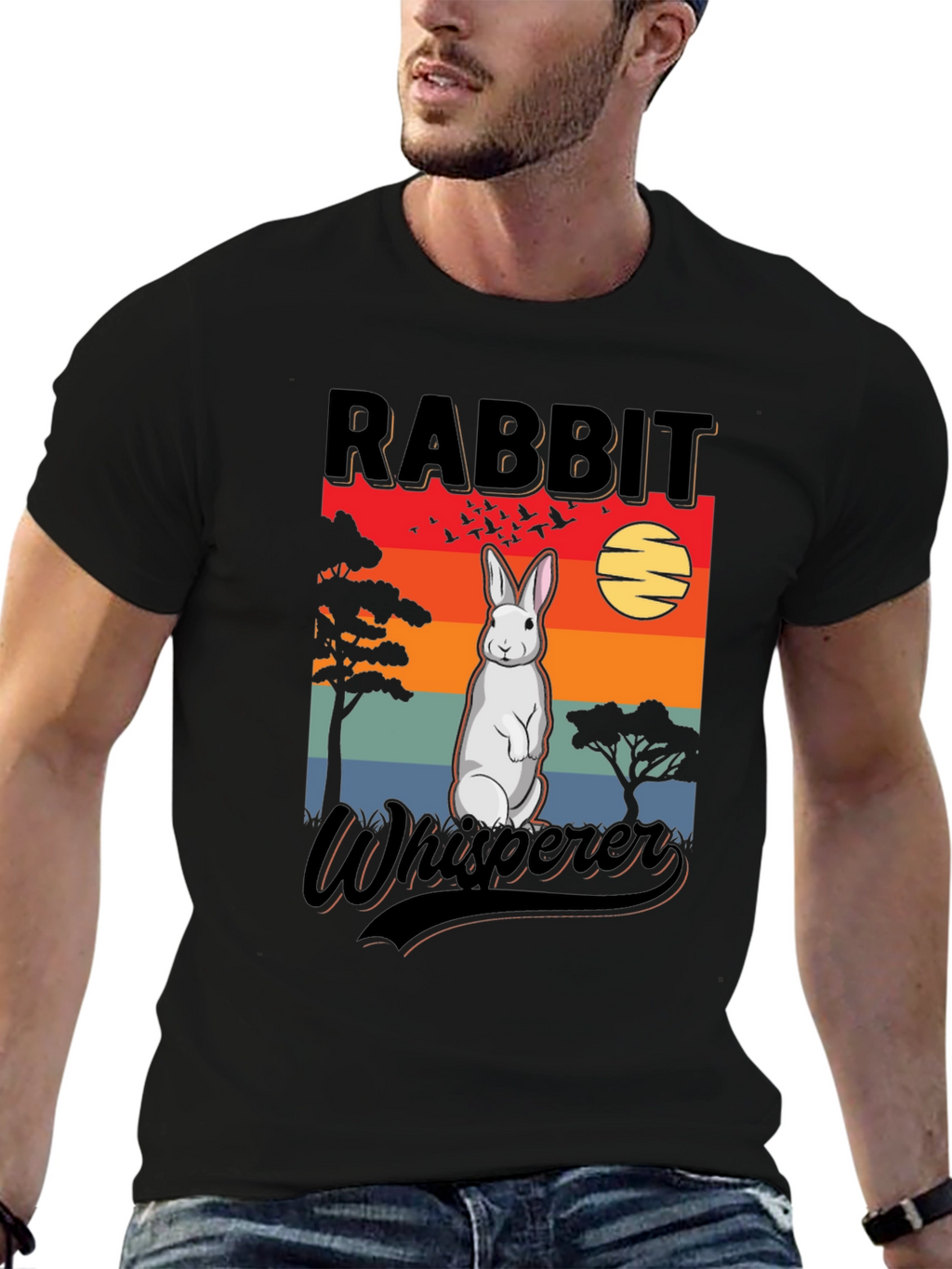 Rabbit Whisperer Graphic Tee