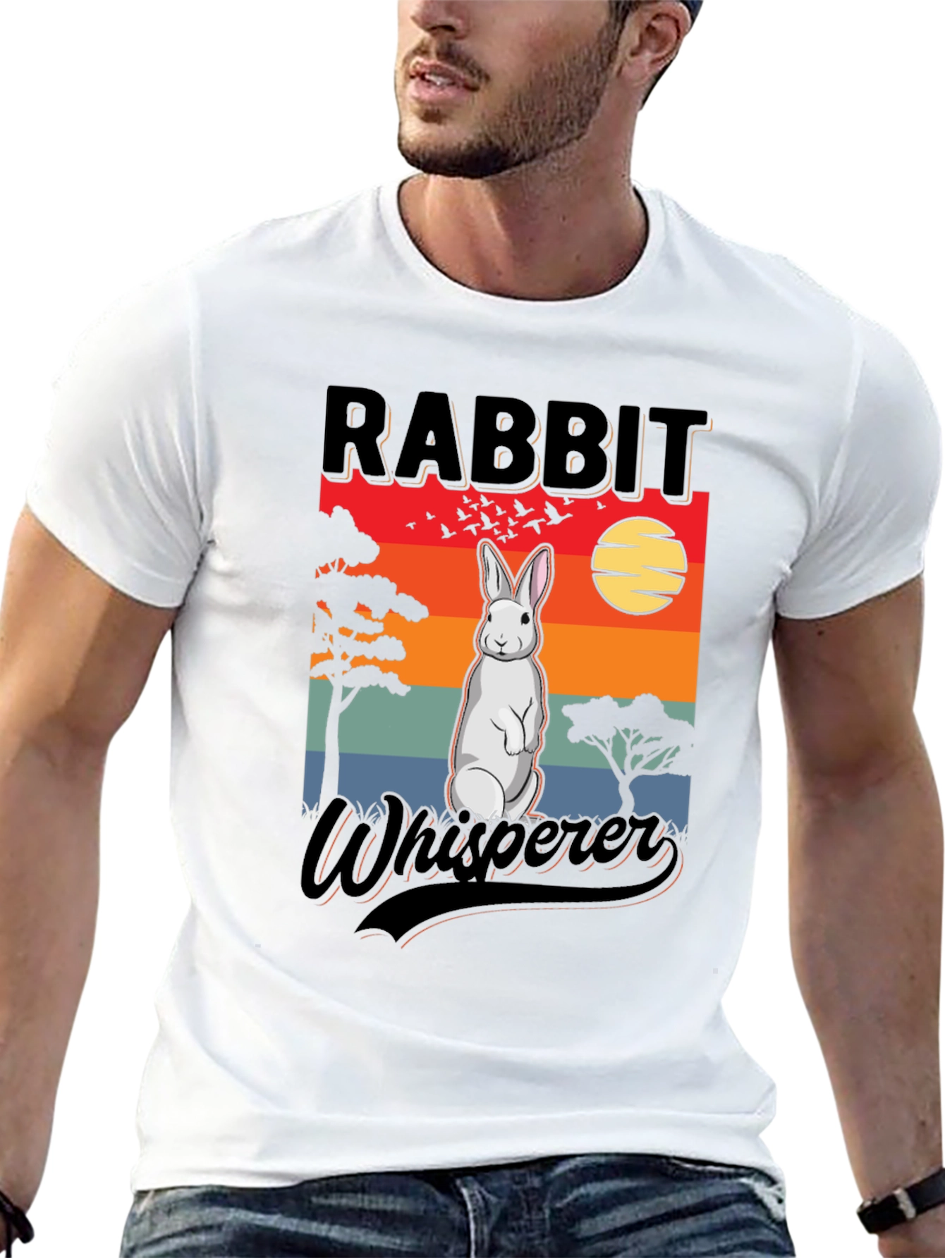 Rabbit Whisperer Graphic Tee