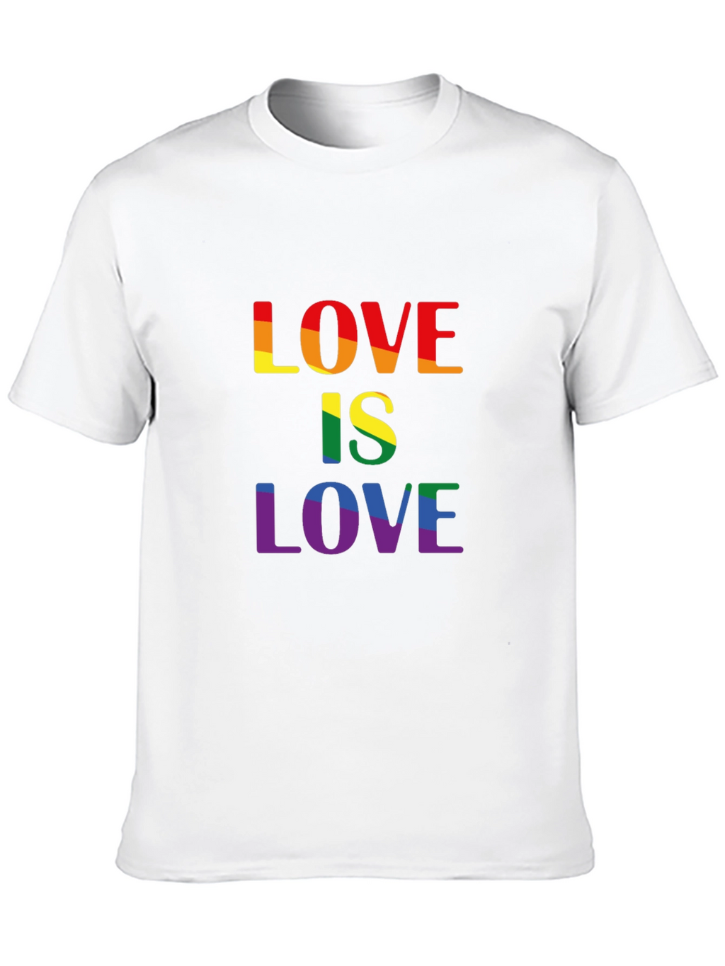 Love is Love LGBTQ+ Rainbow Pride T-Shirt