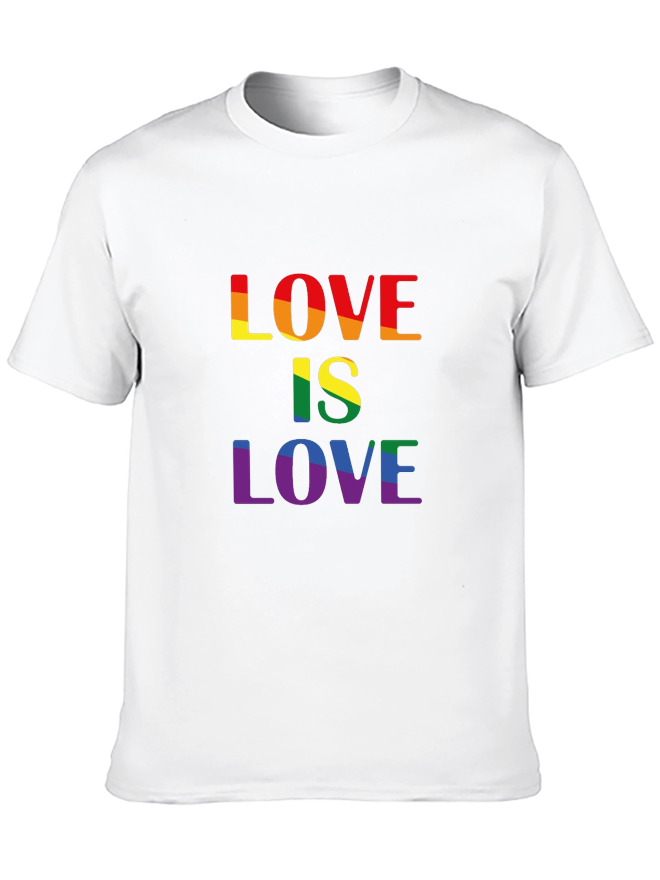 Love is Love LGBTQ+ Rainbow Pride T-Shirt