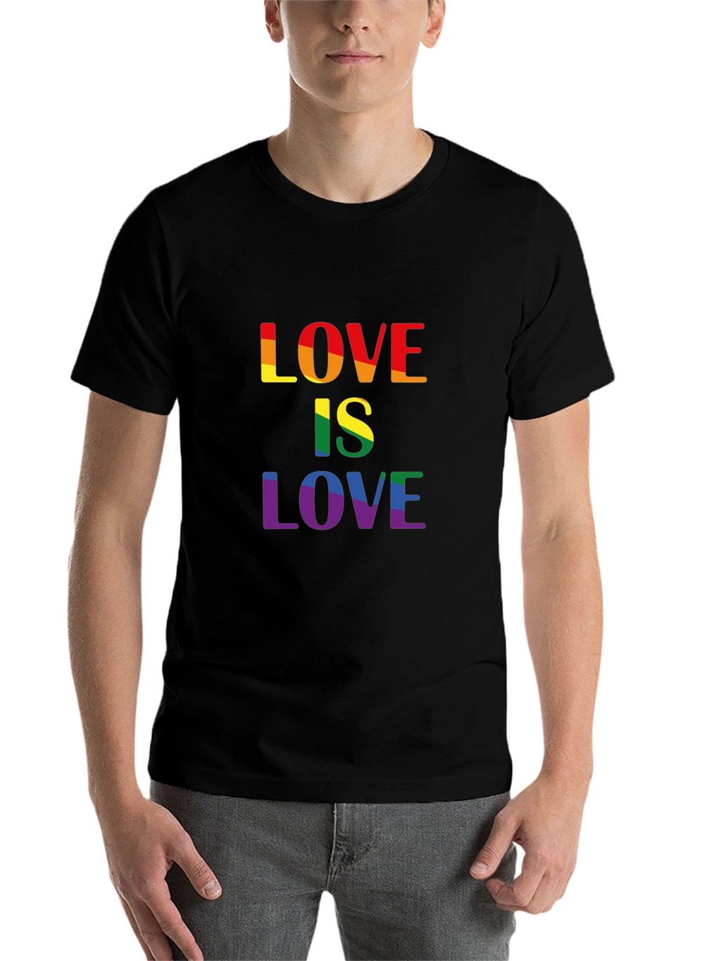 Love is Love LGBTQ+ Rainbow Pride T-Shirt