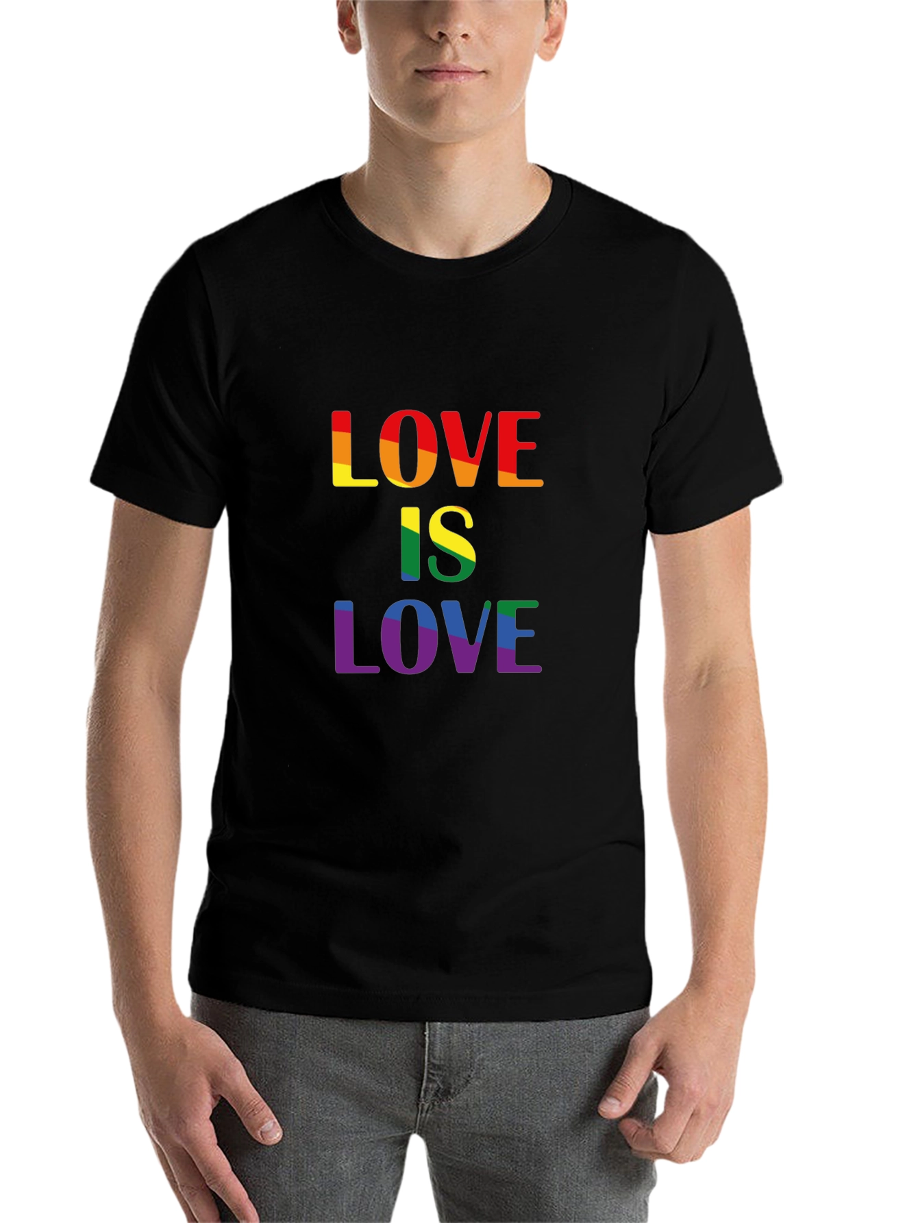 Love is Love LGBTQ+ Rainbow Pride T-Shirt