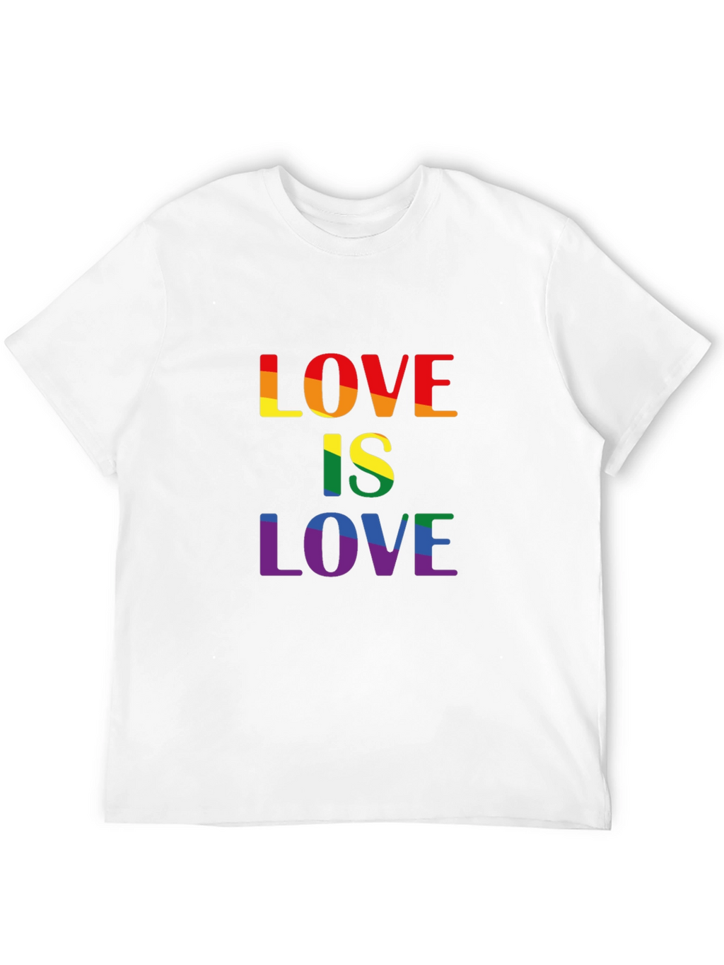 Love is Love LGBTQ+ Rainbow Pride T-Shirt