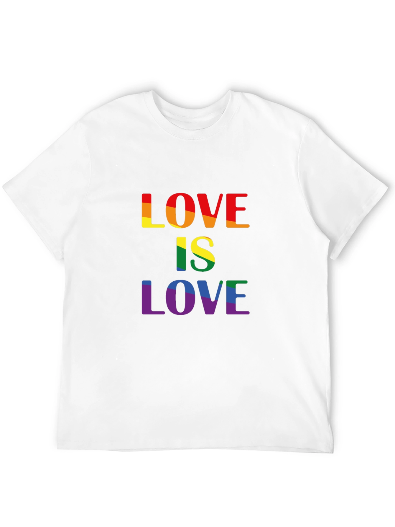 Love is Love LGBTQ+ Rainbow Pride T-Shirt