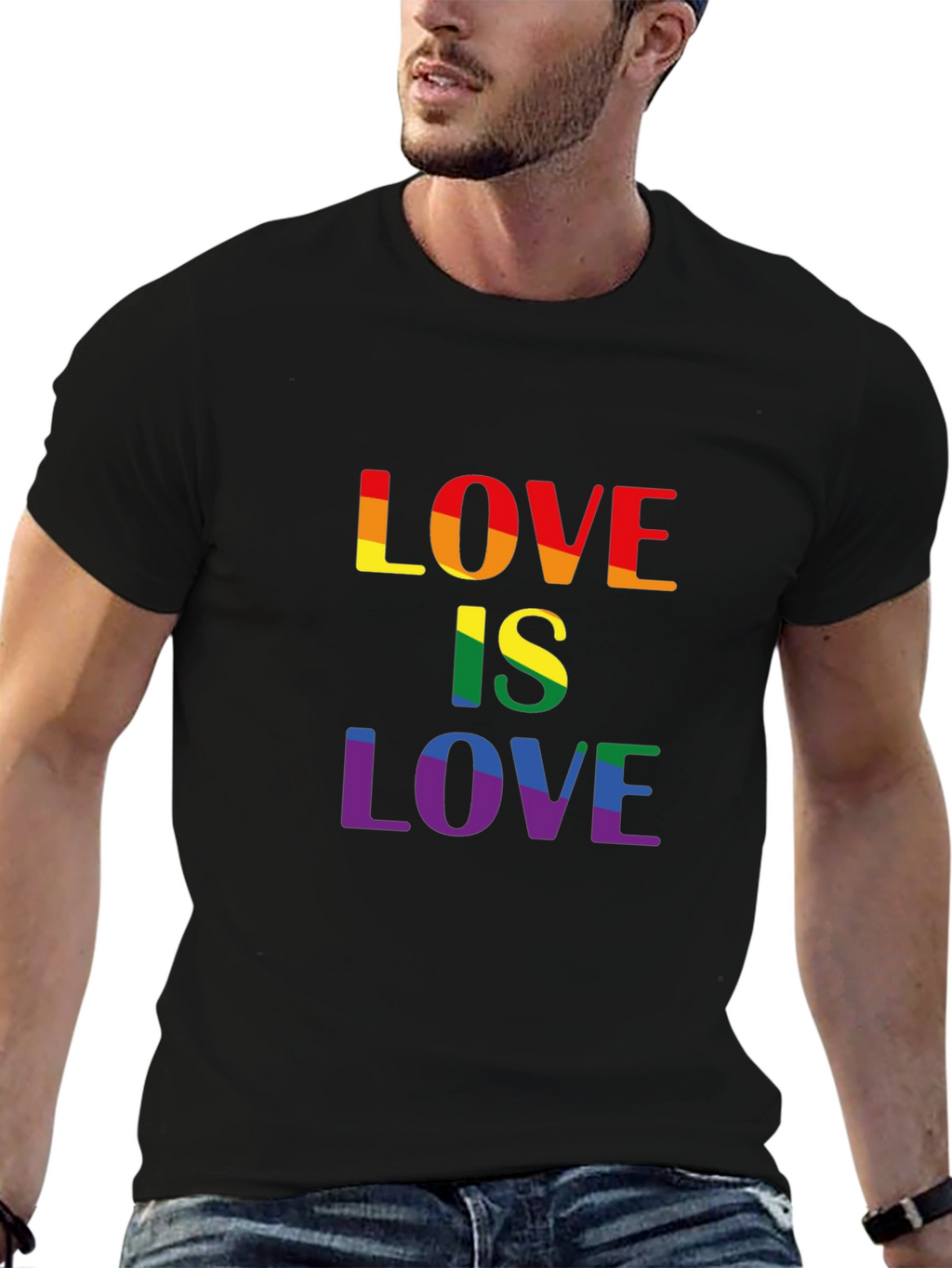 Love is Love LGBTQ+ Rainbow Pride T-Shirt