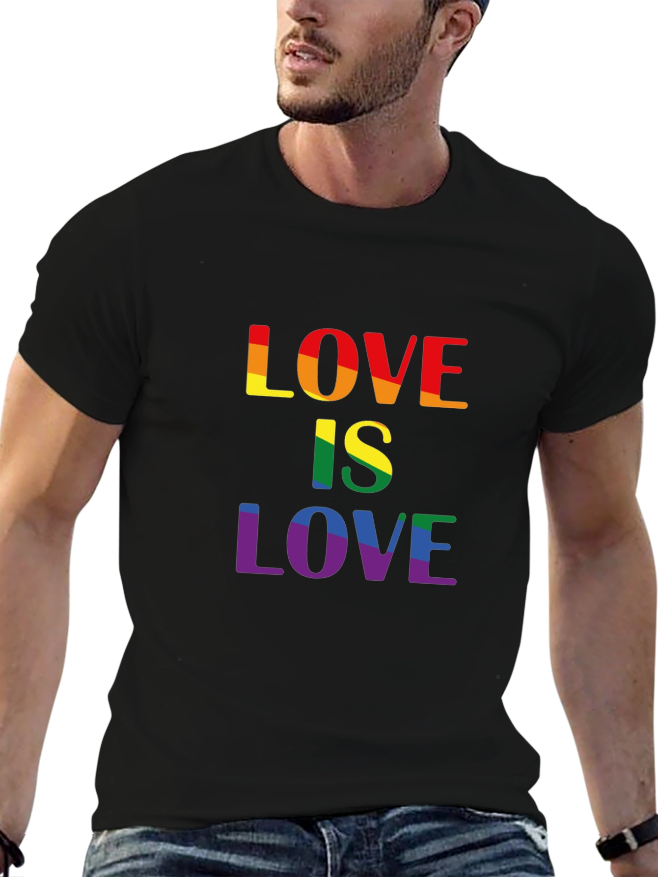 Love is Love LGBTQ+ Rainbow Pride T-Shirt