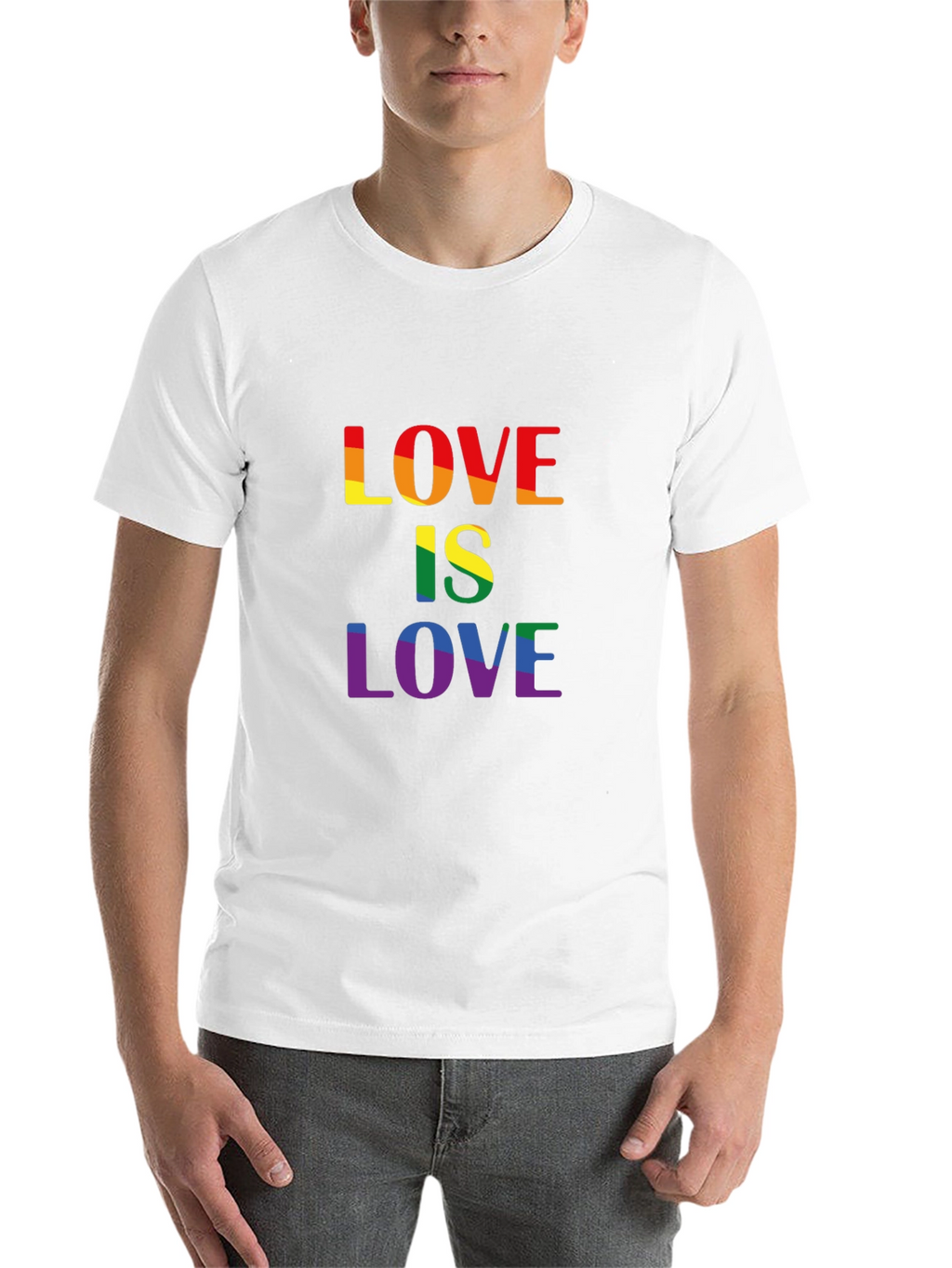 Love is Love LGBTQ+ Rainbow Pride T-Shirt