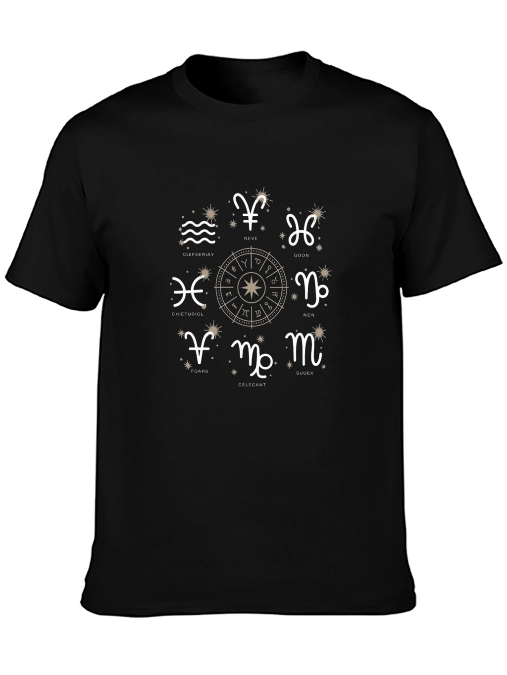 Zodiac Astrology T-Shirt - Celestial Signs