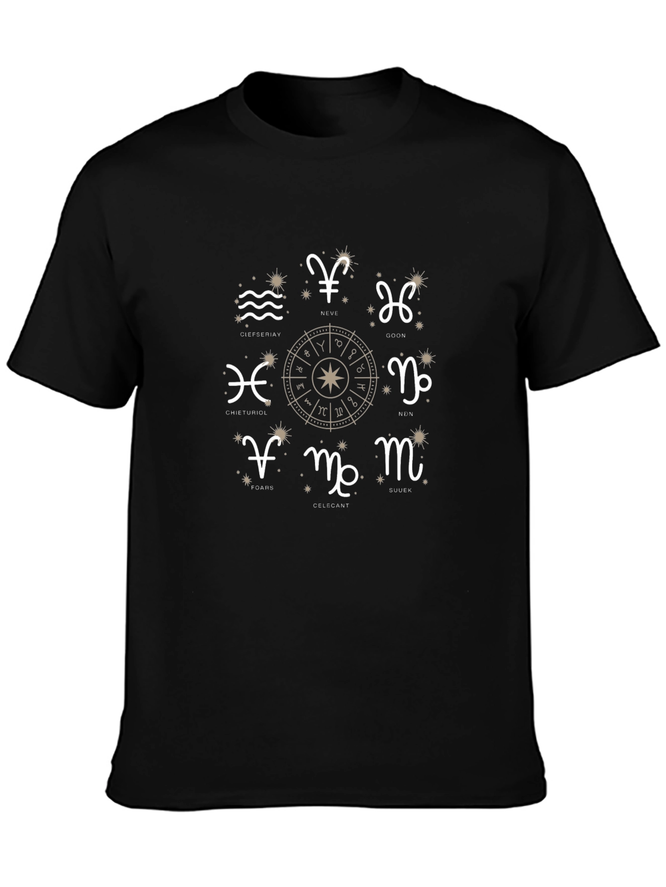 Zodiac Astrology T-Shirt - Celestial Signs