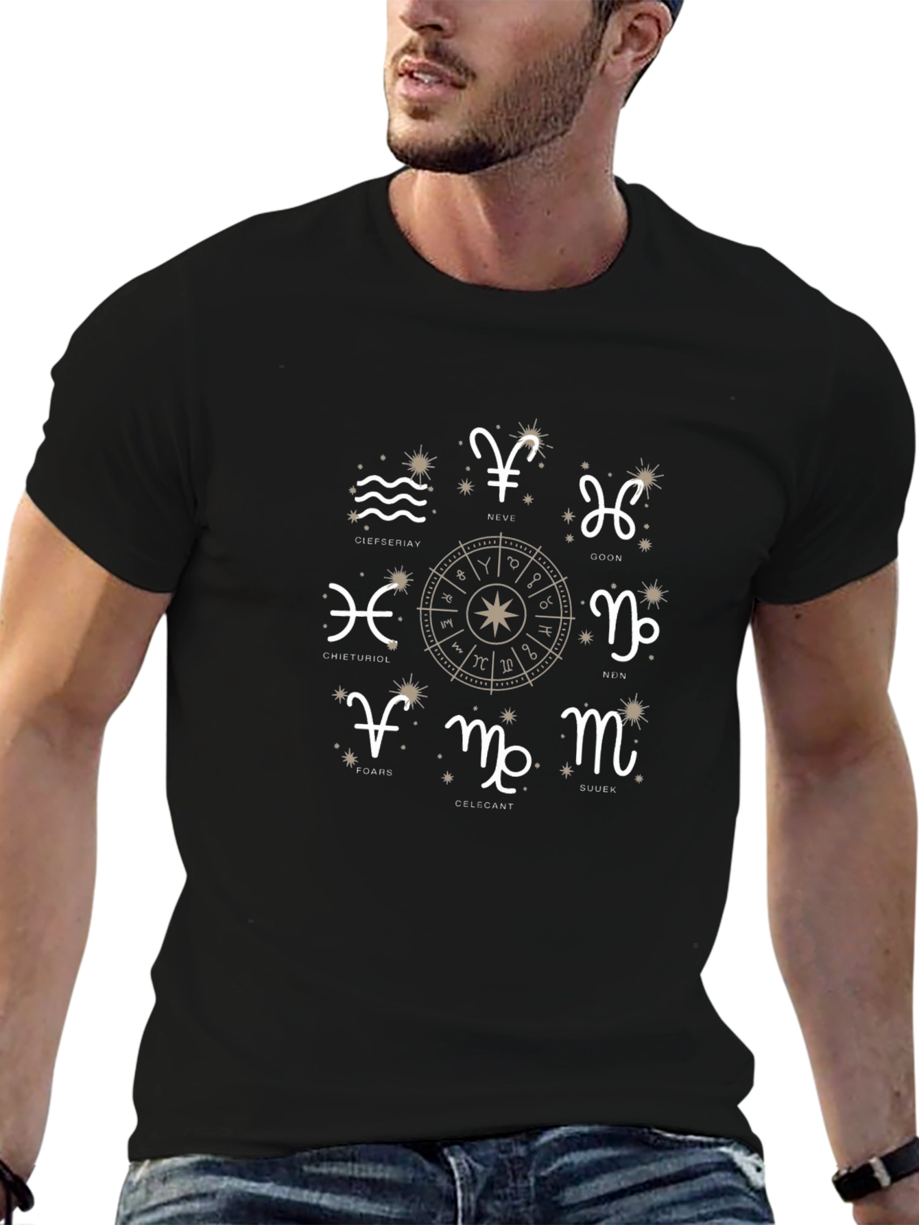 Zodiac Astrology T-Shirt - Celestial Signs