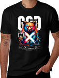 God Is Good Bear Graphic Tee - Trendy Streetwear